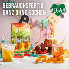 Laden Sie das Bild in den Galerie-Viewer, Bubble Tea-Set - Grüner Apfel Boba 100g, Erdbeer Sirup 30ml, Mango Sirup 30ml, 4x Strohhalme + 2x Jasmin-Tee