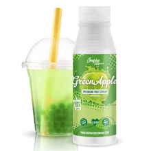 Load image into Gallery viewer, Green Apple Fruit Syrup for Bubble Tea, 300ml