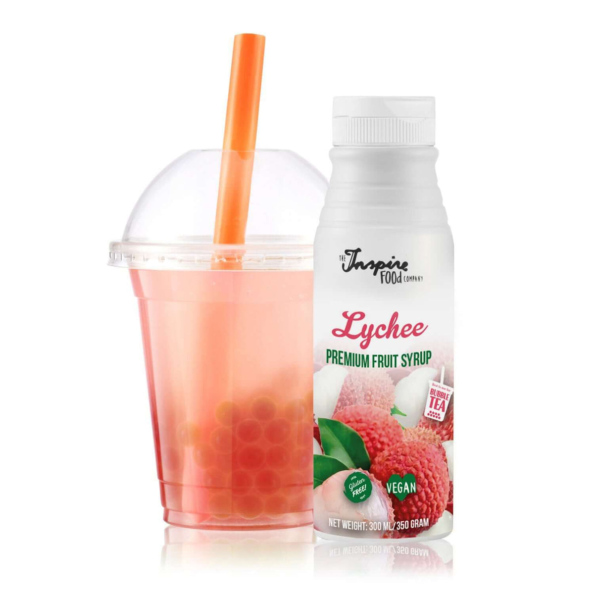 Lychee Fruit Syrup for Bubble Tea, 300ml Bubble Tea