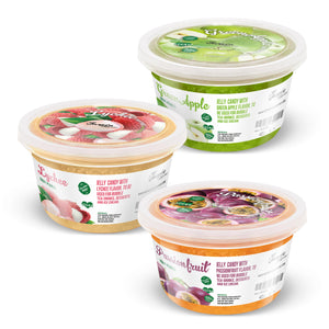 3 Pack of 450g Fruit Pearls: Passionfruit / Lychee / Green Apple
