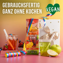 Laden Sie das Bild in den Galerie-Viewer, Bubble Tea-Set - Mango Boba 100g, Erdbeer &amp; Grüner Apfel Sirup 2x30ml, 4x Strohhalme, 2x Jasmin-Tee
