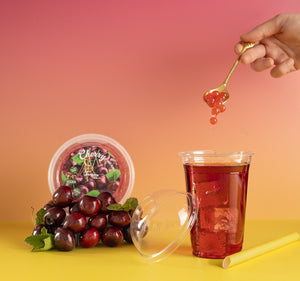 Perles de fruits Popping Boba pour Bubble Tea, Cerise