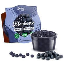 Load image into Gallery viewer, Blueberry Popping Boba Fruit Pearls for Bubble Tea
