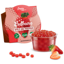 Load image into Gallery viewer, Strawberry Popping Boba Fruit Pearls for Bubble Tea
