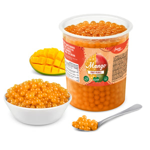 Perles de fruits Popping Boba pour Bubble Tea, Mangue