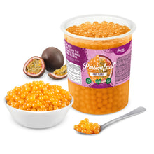 Load image into Gallery viewer, Passion Fruit Popping Boba Fruit Pearls for Bubble Tea
