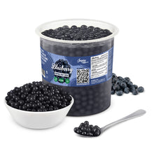 Load image into Gallery viewer, Blueberry Popping Boba Fruit Pearls for Bubble Tea
