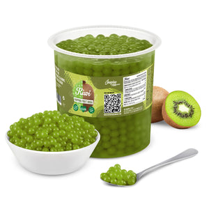 Popping Boba Fruchtperlen fuer Bubbletee, Kiwi