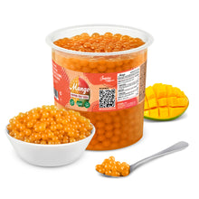 Load image into Gallery viewer, Mango Popping Boba Fruit Pearls for Bubble Tea
