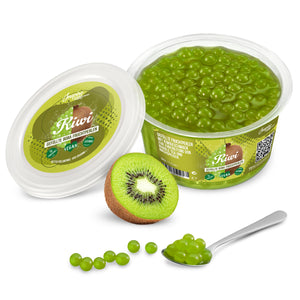 Popping Boba Fruchtperlen fuer Bubbletee, Kiwi