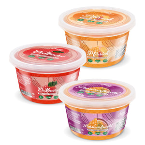 3 Pack of 450g Fruit Pearls: Strawberry / Kiwi / Lychee