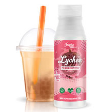 Laden Sie das Bild in den Galerie-Viewer, Lychee Fruchtsirup für Bubbletee, 300ml
