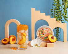 Load image into Gallery viewer, Peach Popping Boba Fruit Beads for Bubble Tea
