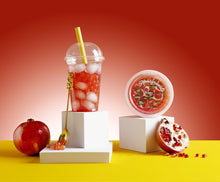 Load image into Gallery viewer, Pomegranate Popping Boba Fruit Pearls for Bubble Tea
