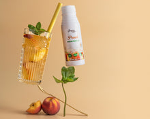 Load image into Gallery viewer, Combo Pack: 1x Lychee Fruit Pearls 450g, 1x Peach Syrup 300ml, 6x Straws
