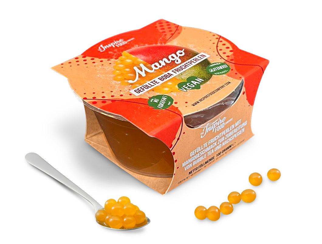Perles de fruits Popping Boba pour Bubbletea, Mangue 100g