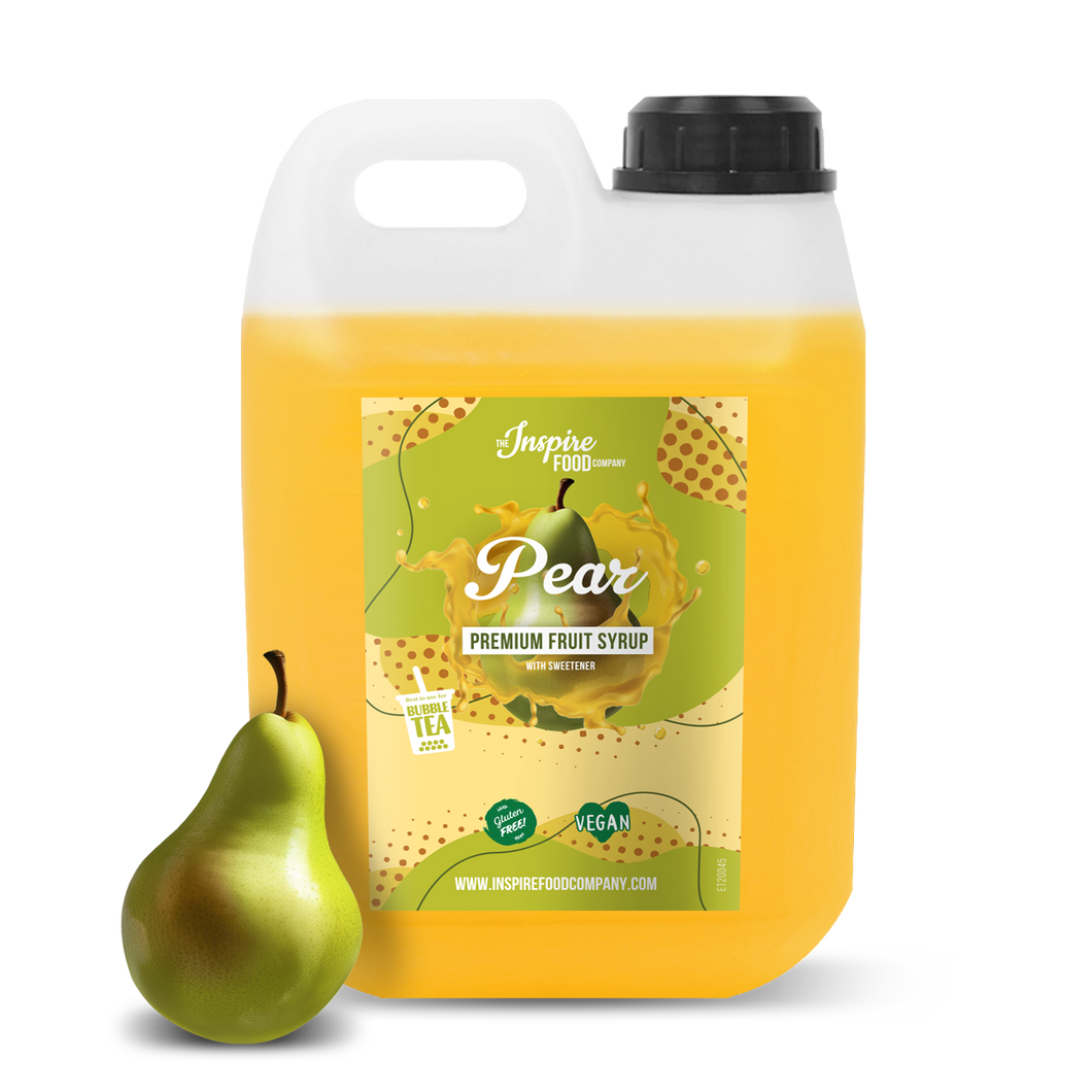 Premium Pear Fruit Syrup -  2 L (no colourants)