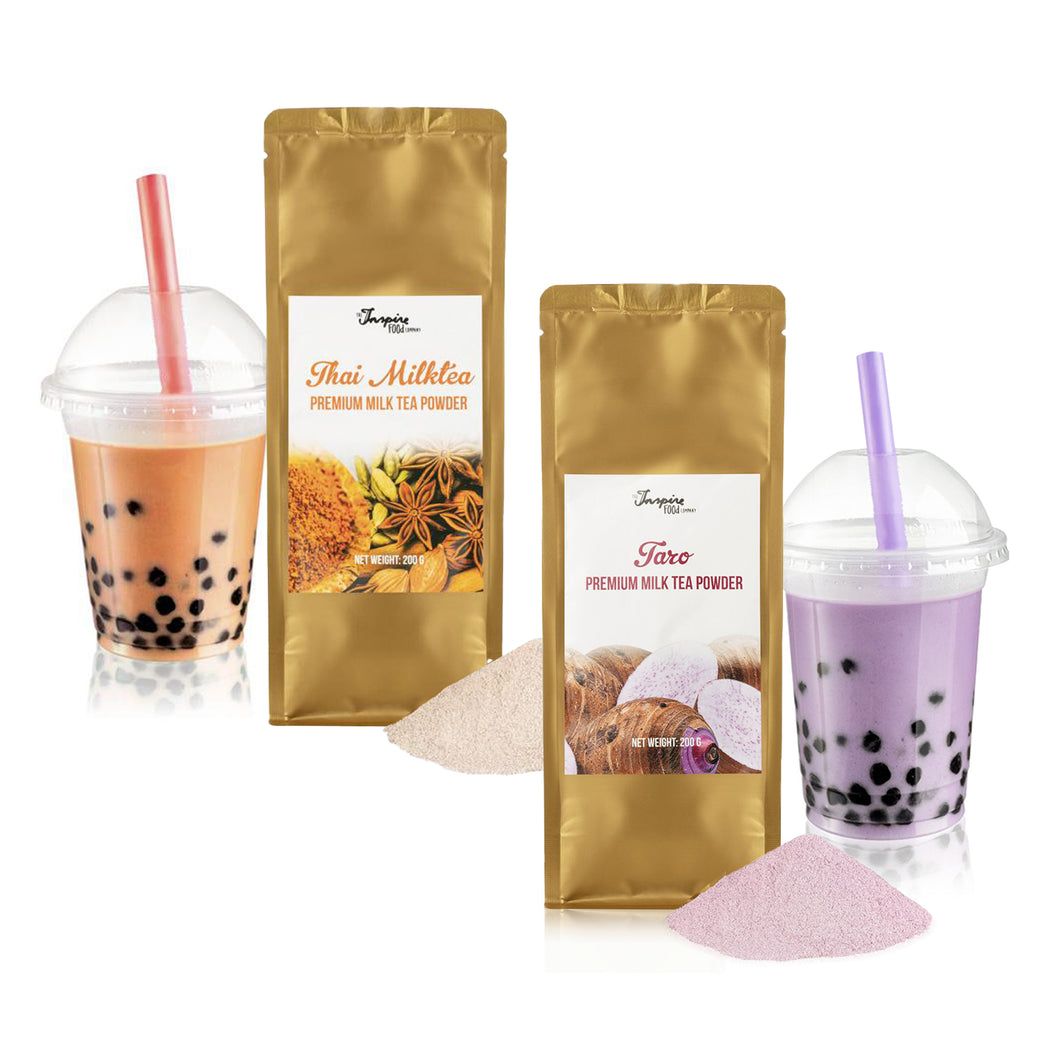 Powder Combo Pack: Taro & Thai Milk Tea 200 grams