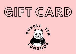 Bubble tea Funshop giftcard !