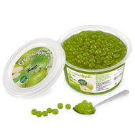 Perles de fruits Popping Boba pour Bubble Tea, Pomme verte