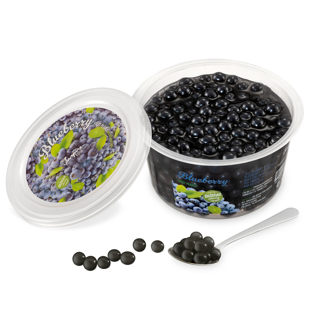 Blueberry Popping Boba Fruit Pearls for Bubble Tea