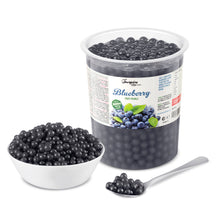 Load image into Gallery viewer, Blueberry Popping Boba Fruit Pearls for Bubble Tea
