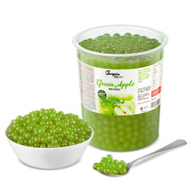 Load image into Gallery viewer, Green Apple Popping Boba Fruit Pearls for Bubble Tea
