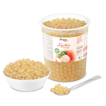 Load image into Gallery viewer, Lychee Popping Boba Fruit Pearls for Bubble Tea
