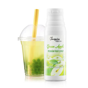 Green Apple Fruit Syrup for Bubble Tea, 300ml