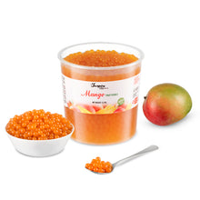 Load image into Gallery viewer, Mango Popping Boba Fruit Pearls for Bubble Tea
