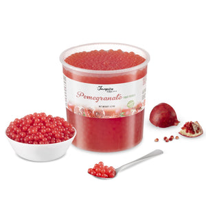 Pomegranate Popping Boba Fruit Pearls for Bubble Tea