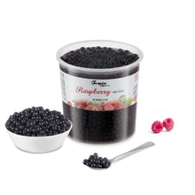 Load image into Gallery viewer, Raspberry Popping Boba Fruit Pearls for Bubble Tea

