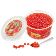 Popping Boba Fruchtperlen für Bubble Tee, Erdbeere